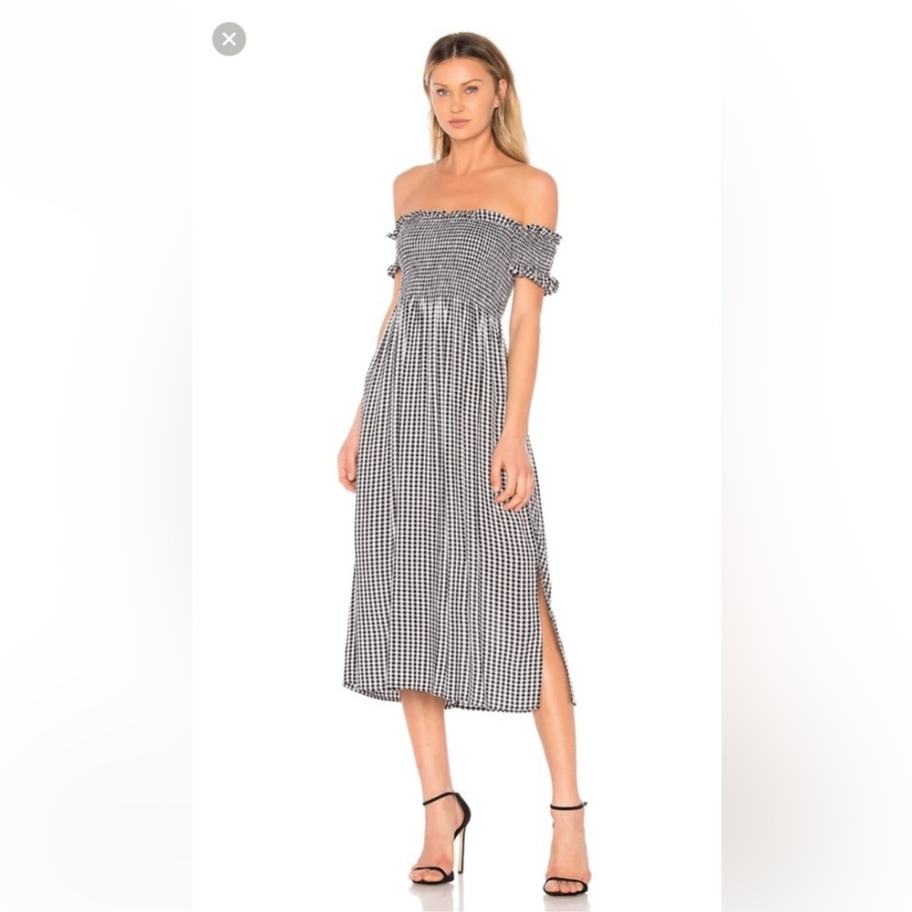 Bardot gingham Cindy dress